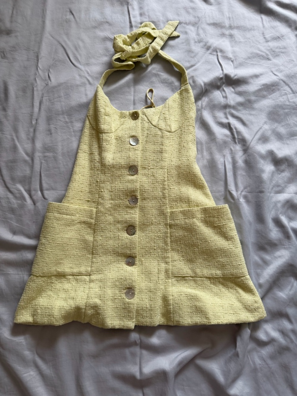 Fait Par Foutch Dannika Dress in Yellow